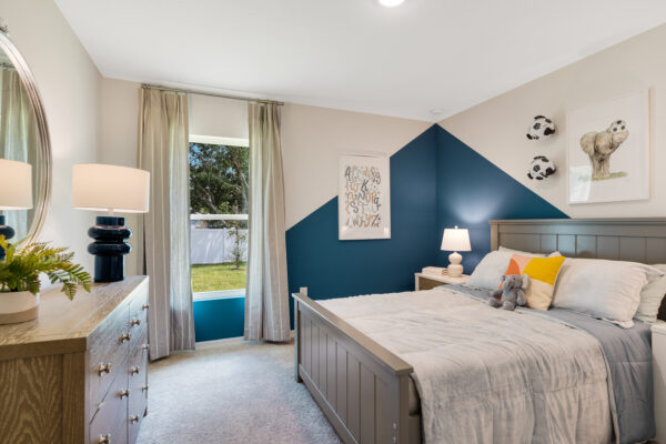 The Sylvester floorplan from the Value Collection is the sales center in Palm Bay.