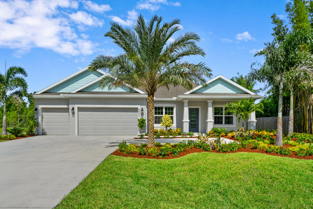 The Captiva floorplan, Holiday Builders model home at 4490 SW Savona Blvd in Port St Lucie.