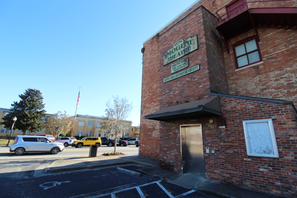 An old brick theatre building in Historic Downtown Melbourne.