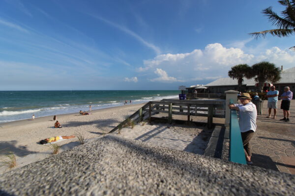 The beach at Vero Beach, Florida.