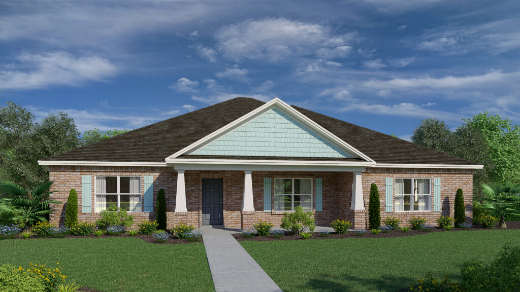 The Walton floorplan from the Cornerstone collection built in the Gulf region